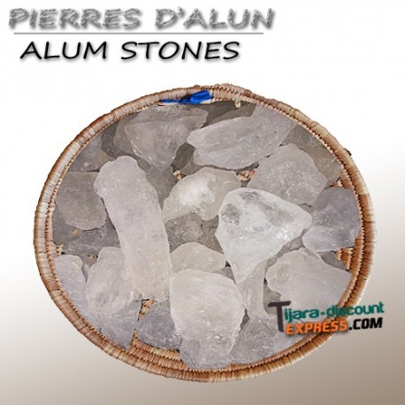 Alum stones