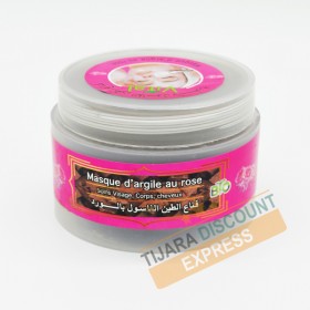 Clay mask with pink