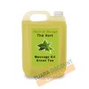 Huile de massage corps huile d'argan et thé vert en vrac