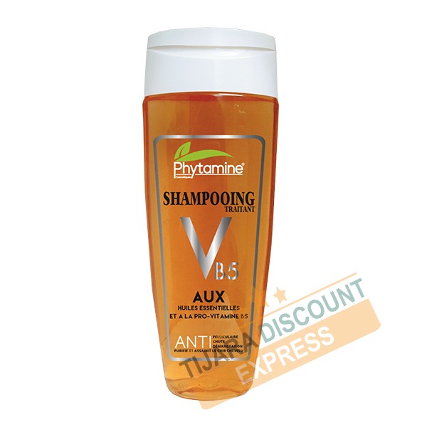 shampoo treating with essential oils and provitamin B5