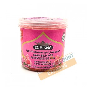 Savon beldi noir aux extraits de rose