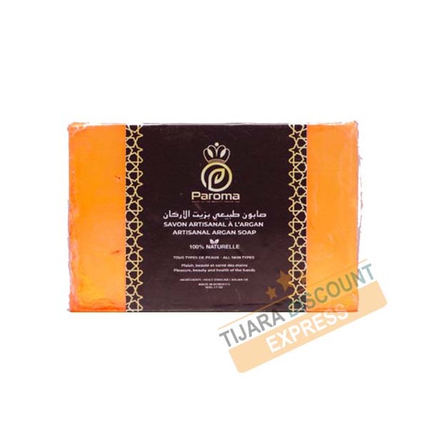 Handmade soap with organic argan oil (100 g) - Paroma