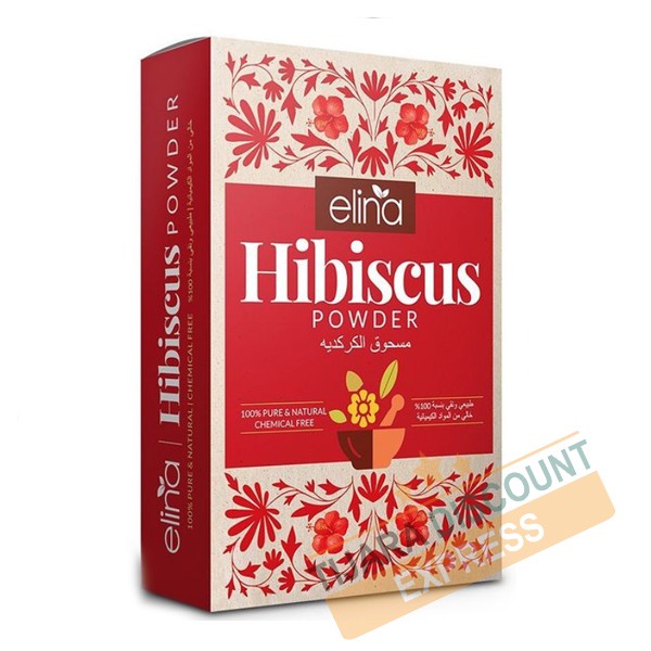 Hibiscus en poudre pour cheveux - elina