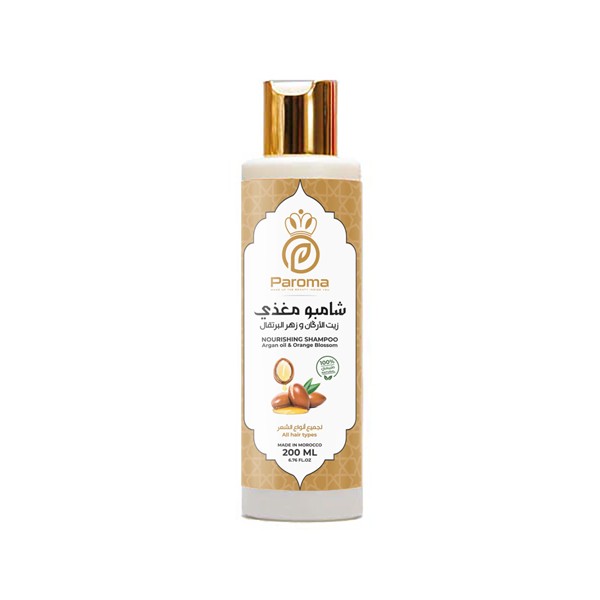 Shampoo with organic argan oil & orange blossom - Paroma