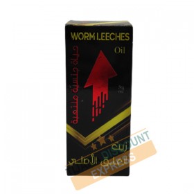 Worm leeches oil