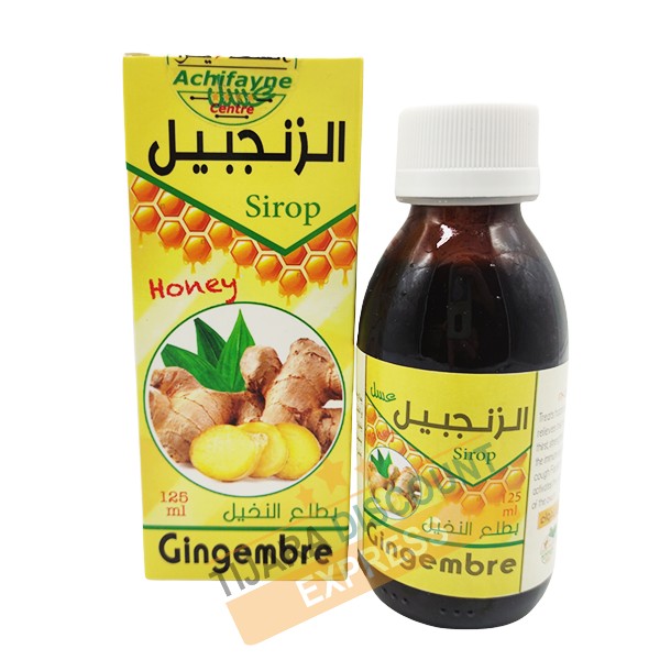 Ginger syrup with palm pollen