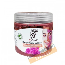 Pink clay mask