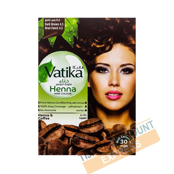 Henna vatika hair color - Dark brown