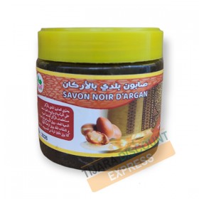 Black soap with argan (200 g)