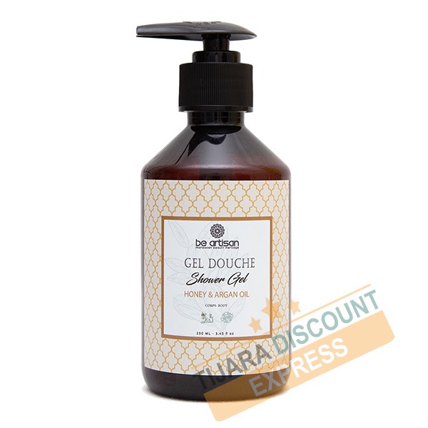 Shower gel with argan and honey