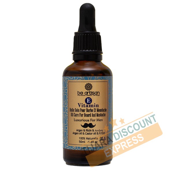 Beard and mustache care oil – Amber