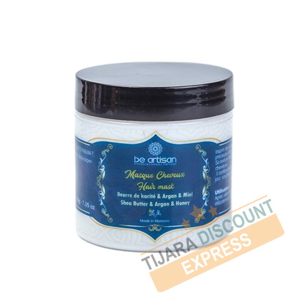Hair mask with argan and shea butter