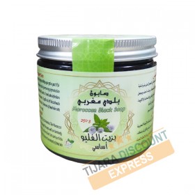 Savon noir marocain à l'huile essentielle de menthe pouliot - Achifayne