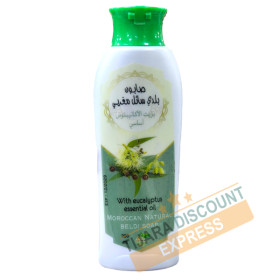 Liquid Moroccan black soap with eucalyptus essential oil - Achifayne