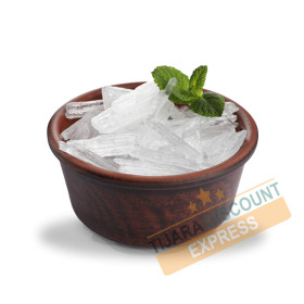 Cristaux de menthe en vrac