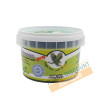 Black soap with olive oil and peppermint