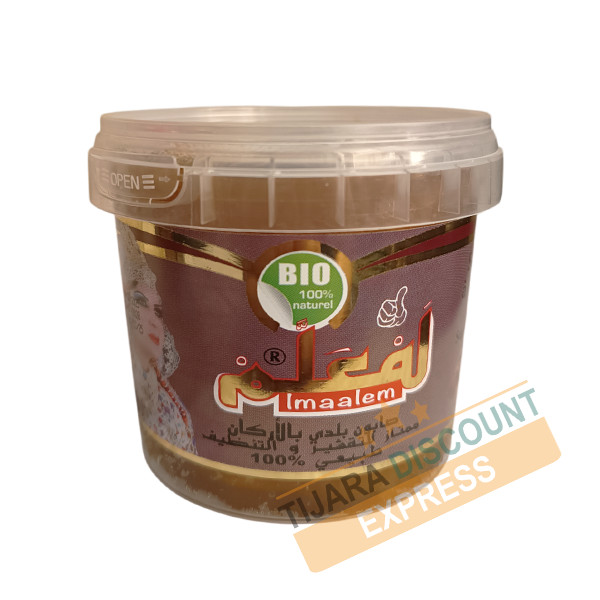 Beldi black soap with argan oil (300 g) - lmaalam