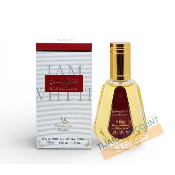 Parfum spray (50 ml) Ana abiyedh - Valentine Secret