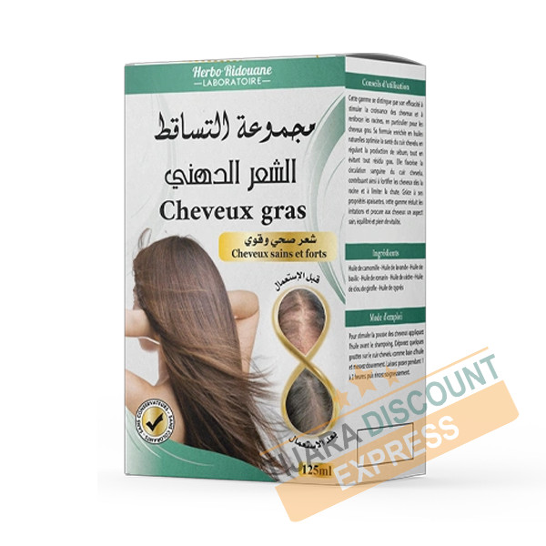 Huile cheveux gras (125 ml)