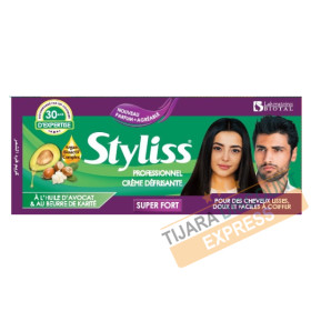 Crème défrisante à l'huile d'avocat et au beurre de karité - Styliss
