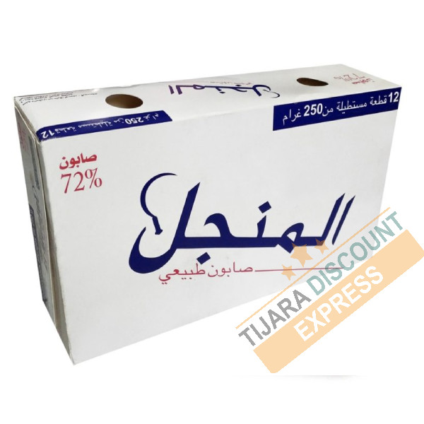 Savon naturel El Menjel 230g / Lot de 12