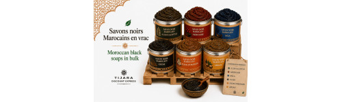 Moroccan black soaps in bulk